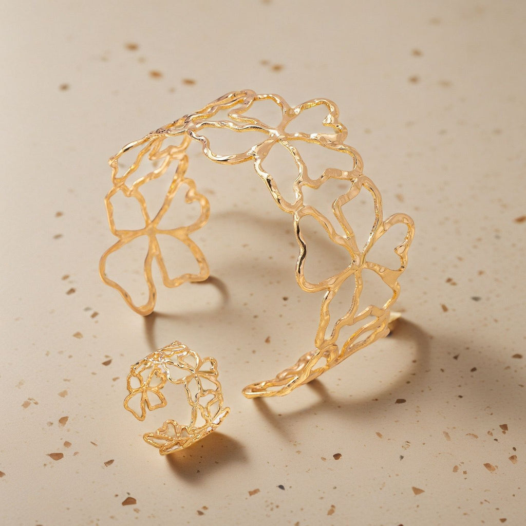 Bloom Cuff & Ring Set