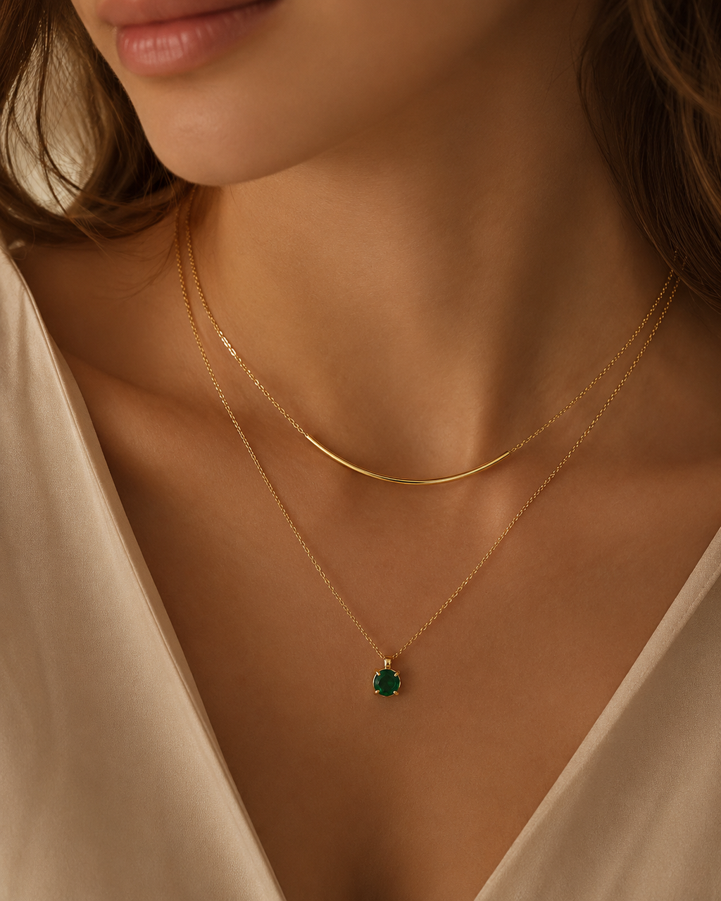 Emerald Grace Necklace