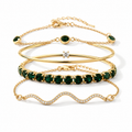 Royal Green Luxe Bangle Set