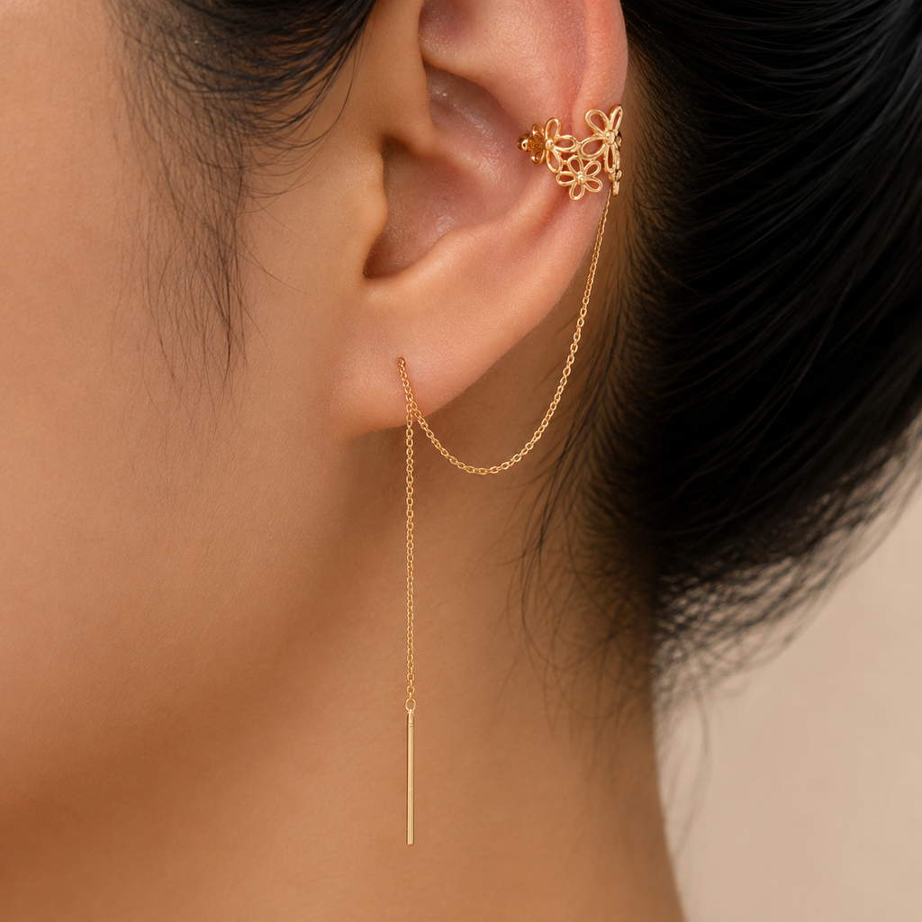 Fleur Cuff Earring