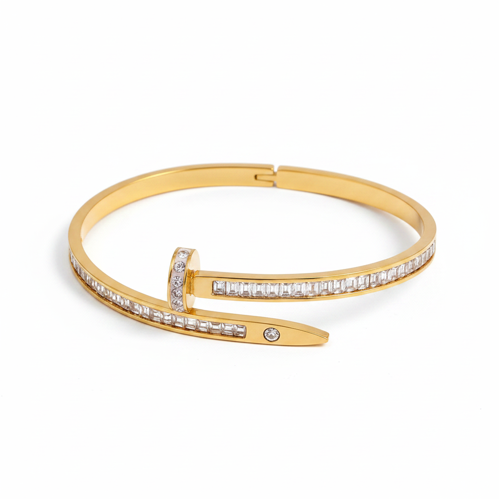 Crystal Nail Bangle