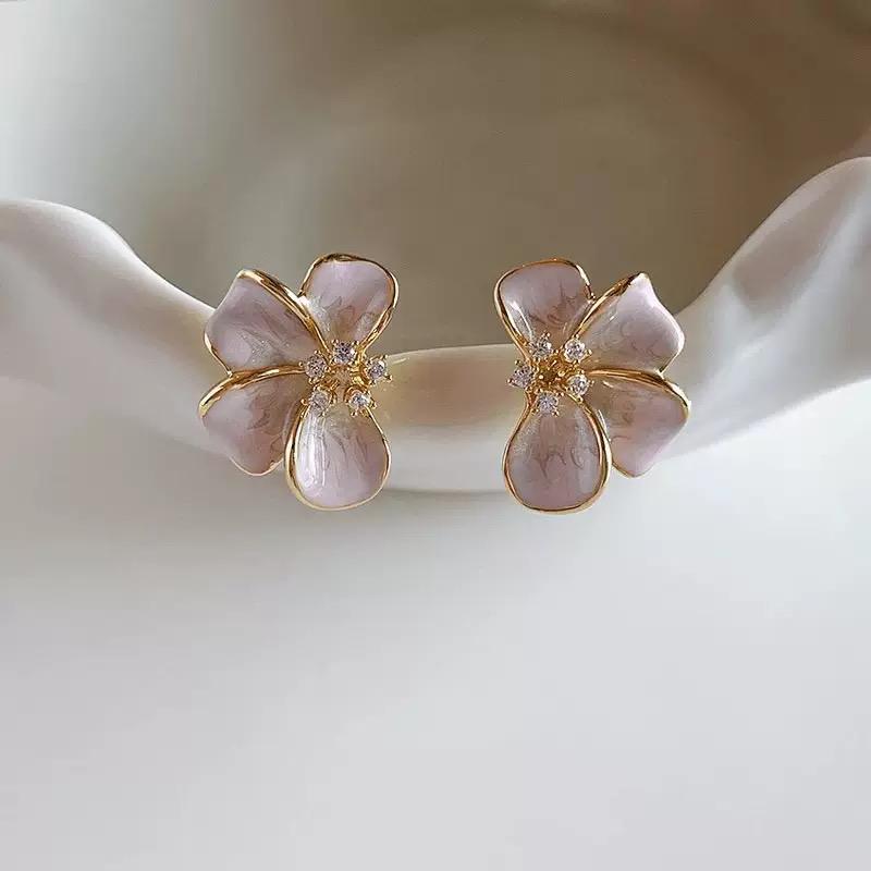 Blossom Petal Stud Earrings original product photo