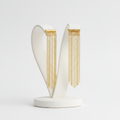 Cascade Fringe Earrings – ceramic display stand